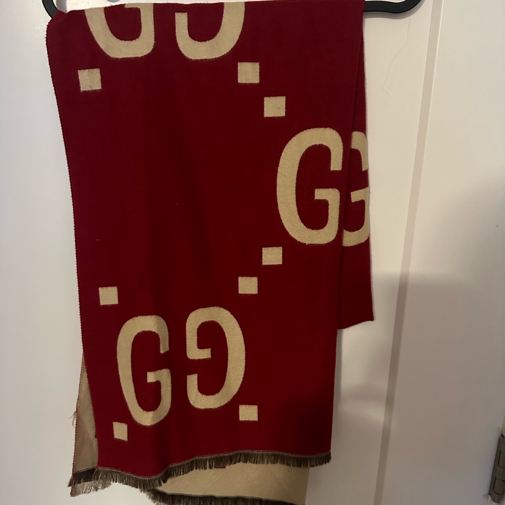 Wool Gucci style scarf